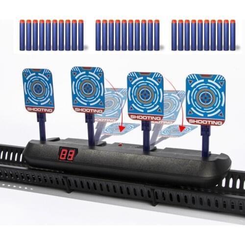 Precision Scoring Auto Reset Electric Target For Nerf Toys Outdoor Sports Fun Toys EVA Bullet Gun Toy Accessories Kids Gift