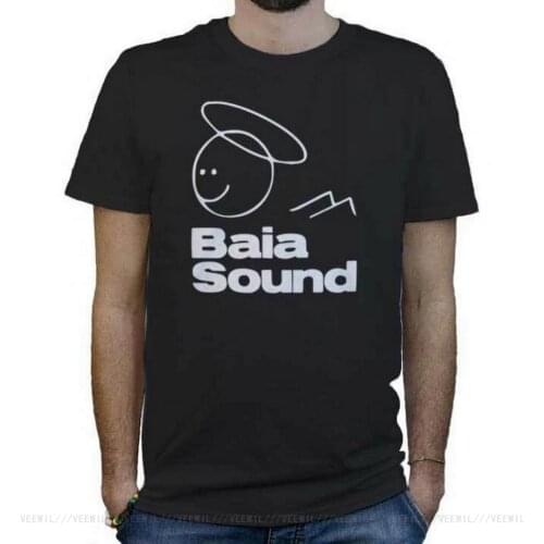 T-Shirt Baia Sound Maglietta Dj Musica Funky-disco Anni 70 Stile Vintage Cotton Oversized Tops Tee Shirt
