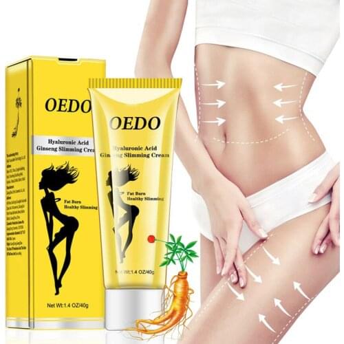 Hyaluronic Acid Ginseng Slimming Cream Reduce Cellulite Lose Weight Burn Fat Slim Gel Body Shaping Massage Creams Health Care