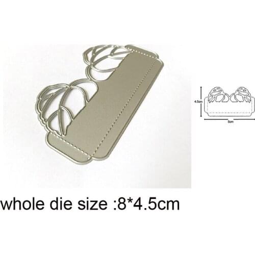 Craft dies Leaf Edge Frame Cutting Dies Stencils For DIY Paper Card Making Scrapbooking dies Metal Dies Nouveau Arrivage 2020