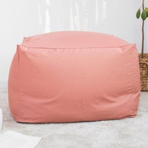 Japanese Style Unfilled Lounge Bean Bag Sofa Cover Home Soft Lazy Sofa Cozy Single Chair Pouf Couch Tatami Living Room Decor