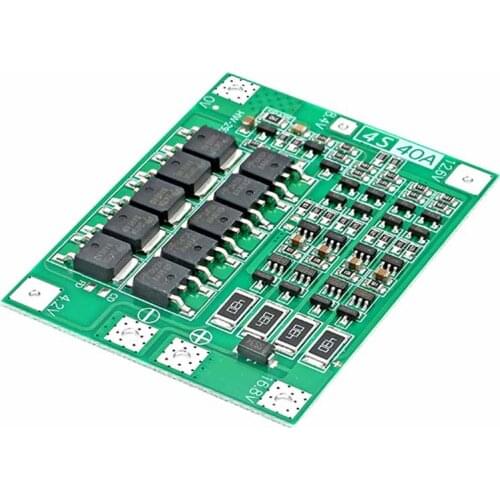 Upgrade 4S 40A Li-ion Lithium Battery 18650 Charger PCB BMS Protection Board with Balance For Drill Motor 14.8V 16.8V Lipo Cell