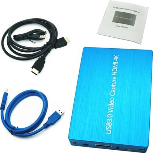 4K HDMI to USB 3.0 Video Capture Card Dongle 1080P 60fps HD Video Recorder Computer Components Hardware HDMI Video Capture Card