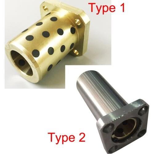 1pc LMK10LUU 3d Printer Bearing 10mmx19mmx55mm 10mm Copper Bush Graphite Sleeve For Ultimaker2 XY Sliding Block JDB 10x19x55