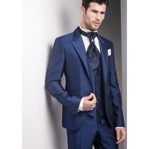 Latest Burgundy Mens Suits For Wedding 3 Pieces Trajes De Hombre Terno Masculino Tuxedo Custom Man Suit(Jacket+Pants+Vest+Tie)