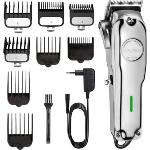 Fading professional hair clipper electric hair trimmer beard trimer for men blending electric barber adjustable haircut machine