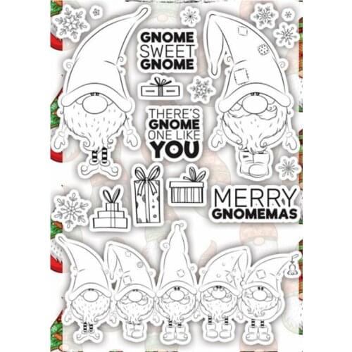 Santa Claus Transparent Clear Silicone Stamp/Seal for DIY scrapbooking/photo album Decorative clear stamp A6002