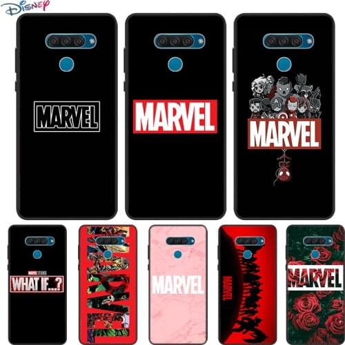 Marvel Logo For LG K92 K62 K52 K42 K31 K22 K71 K61 K51S K41S K30 K20 G8 G8S G8X ThinQ Silicone Phone Case