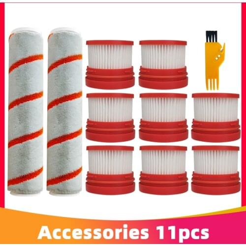 Hepa Filter Main Rolling Brush Replacement for Xiaomi Dreame V9 / V9 Pro / V10 Handheld Wireless Vacuum Cleaner Cleaning Kits