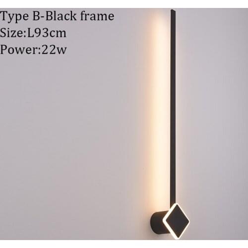 Gold&Black Modern Led Wall Lamp Bedside Light Sconce Wall Lamp for Home Living room Bedroom Dining room Led Wall Indoor Lighting