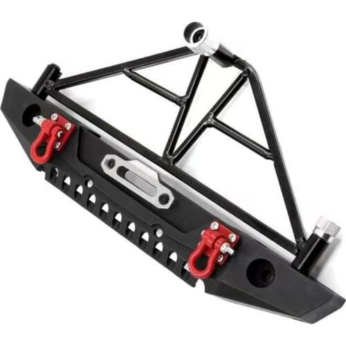 1:10 TRX4 SCX10 Aluminum Alloy Rear Bumper Device of RC Model RC Car Interior Spare Part DIY Car Kit Metal Bumper