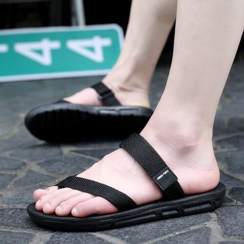 2021 Casual Men Sandals Summer Shoes Sandal Mens Outdoor Black Breathable Comfort Slip on Plus Size Open Shoes Sandalias Hombre