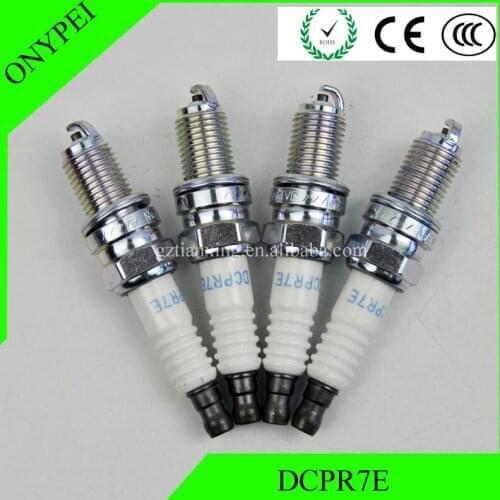 4pcs Standard Plug Spark Plug 3932 DCPR7E3932 DCPR7E 3932 DCPR7E Spark Plugs Hex Thread Ignition Heat Range Resistor Solid