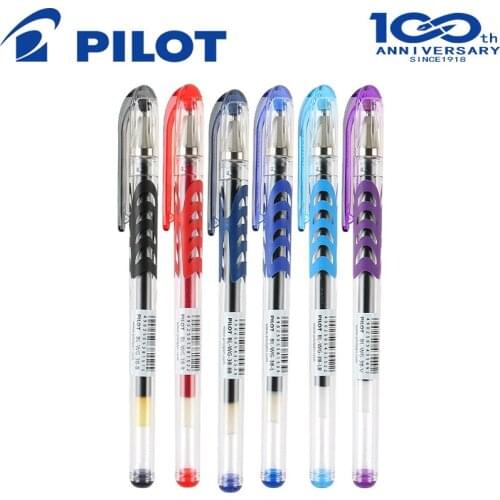 6PCS Japan PILOT BL-WG-3/5 Sliding Force Pen Colorful Neutral Pen 0.38mm/0.5mm Gel Pens Office & School Pen Stationery