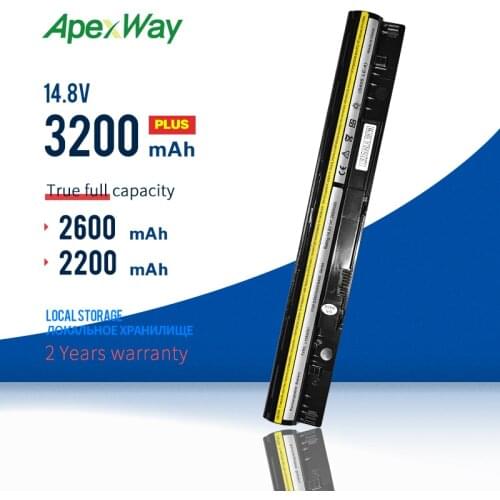 Laptop Battery For Lenovo IdeaPad S300 S310 S400 S405 S410 S415 4ICR17/65 L12S4L01 L12S4Z01 I1000 I1000-ISE IdeaPad Flex 14 15D