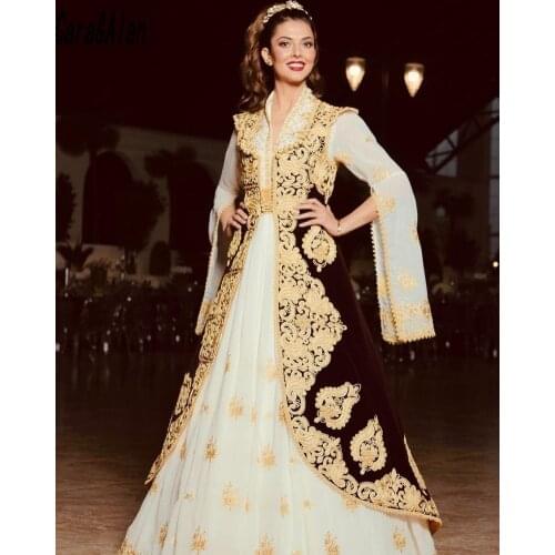 Elegant Two Piece Traditional Albanian Caftan Kosovo Dresses Prom 2021 Robe De Soirée De Mariage Evening Dress Party Gowns