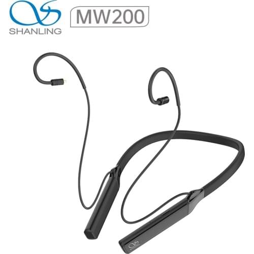 SHANLING MW200 Bluetooth 5.0 DAC AMP Earphone Cable CSR8675 AK4377A MMCX HiFi Neckband Adapter Cable With MIC