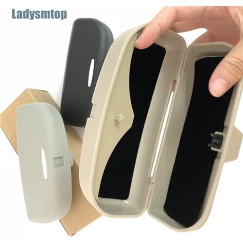 Ladysmtop Car Sunglasses Holder Glasses Case For BYD all Model S6 S7 S8 F3 F6 F0 M6 G3 G5 G7 E6 L3
