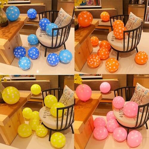 12inch Black White Polka dot Latex Balloons Red Wave Point Globos Birthday Wedding Party hot selling decoration Baby Shower toy