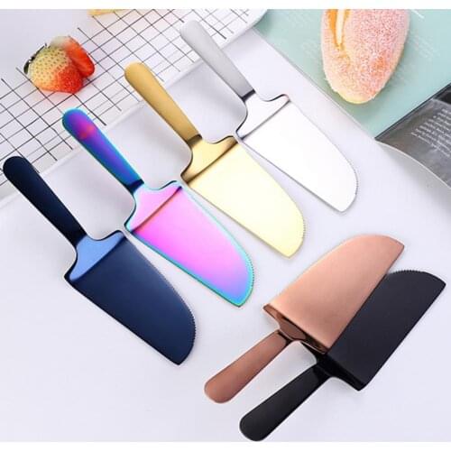 Pizza Shovel Long Lifespan Easy to Grab Stainless Steel Cake Pie Bread Slicer Pastry Tools Baking Paddle Spatula for Dining Room