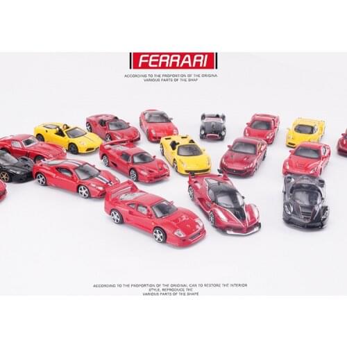 Bburago 1:43 la Ferrari 16M ENZO F8 F12 F40 FXXK Die casting model alloy super toy car model For with Die-cast mini collection