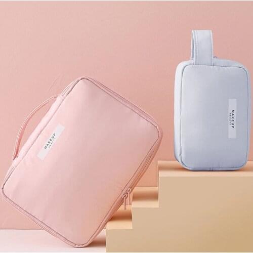 Fashion female travel cosmetic bag Multifunctional cosmetic bag Ladies small bag coin lipstick storage bag Ladies cosmetic bag