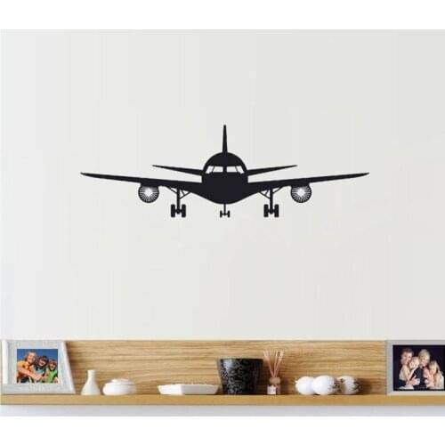 Airplane Wall Decal Nursery Wall Sticker Boys Kids Children Room Decoration Home Decor Removable Wall Art Murals