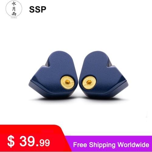 Moondrop SSP Beryllium Plating Dome Dynamic In-Ear Earphone Super Spaceship PLUS 2Pin 0.78mm Detachable Cable