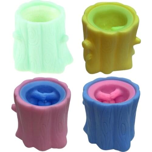 Novelty Squirrel Squeeze Cup Stress Relief Rubber Fidget Toys Healing Toys