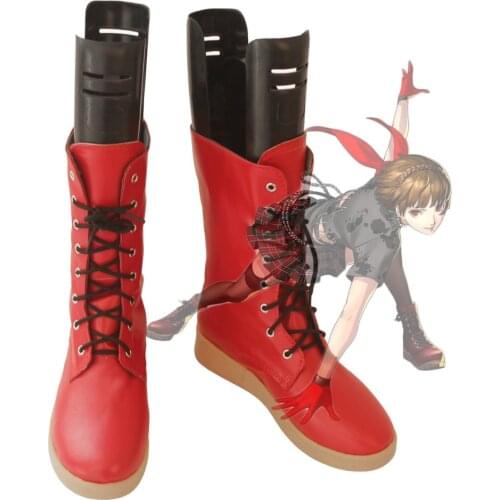 Persona 5 Dancing Star Night Queen Makoto Niijima Cosplay Boots Shoes Custom Made