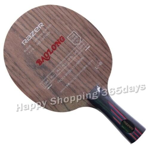Razer L6 Brand quality carboon wood professional training Table tennis racket Blade Racket