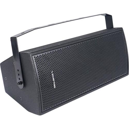 Sound Town Dual 8" PA Speaker w/ U Bracket for Installation, Black (CARME-U208B)