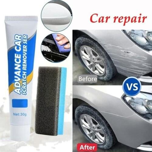 Car Scratch Remover Car Paint Scratch Repairs Sponge Retreading Grinding Paste Tackle Polishing Wash Scratch Tools Auto Cle T4J5