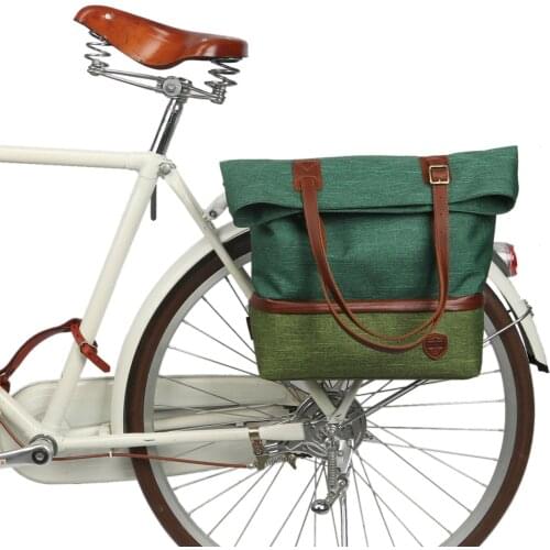 Tourbon Bike Pannier Thermal Insulated Lunch Cooler Commuter Shoulder Bag Messenger Rear Rack Pack Saddle Bags