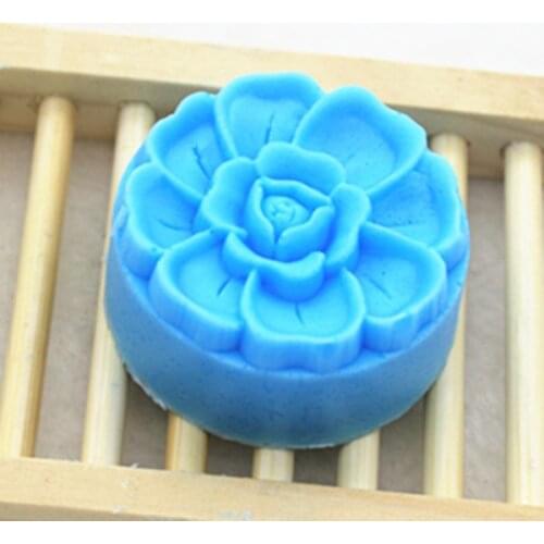 Three different types of flower shaped mooncake mould ice - die mould