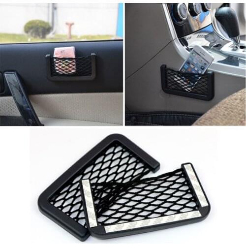 1pcs Car Mesh Net Bag Car Organizer Seat Back Storage Bag for Nissan Nismo X-trail Almera Qashqai Tiida Teana Juke car styling