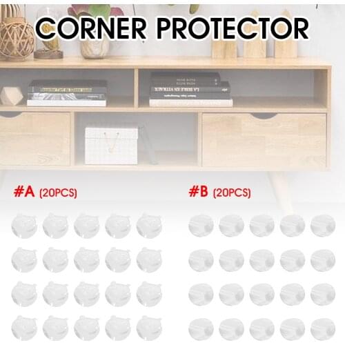 10/20pcs Edge Corner Guard Child Security Baby Safety Table Corner Protector Transparent Anti Collision Angle Protection Cover