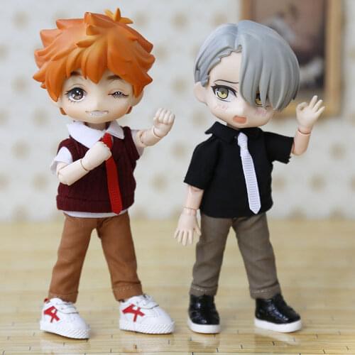 Ob11 baby clothes accessories clay head can wear handsome suit pants obitsu 11 doll clohtes trousers