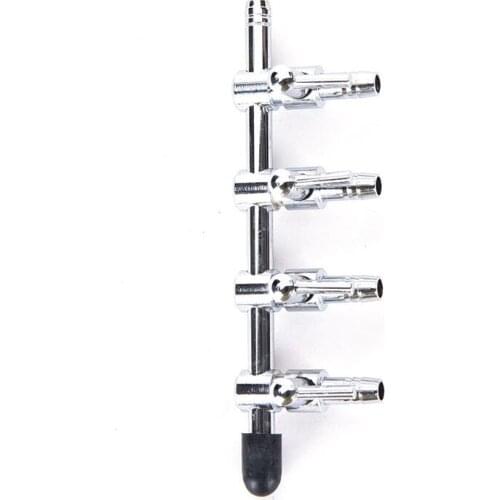 1pc Air Pump Accessories 1/2/3/4/5 Ways Aquarium Tank Air Pump Air Flow Tube Pipe Stainless Steel Thread Control Valve