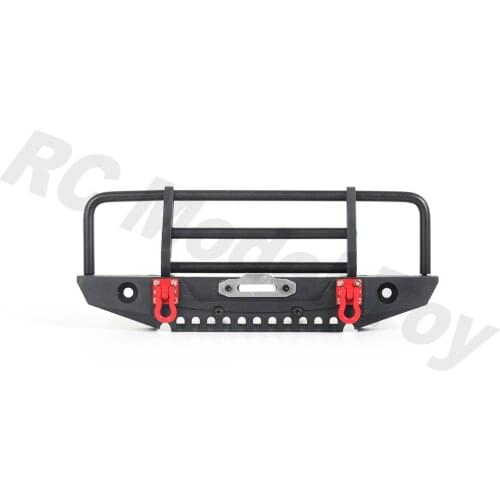 Axial SCX10 Metal Front Bumper Kit Bull Bar for 1/10 RC Crawler Car Axial SCX10 90046 TRX4 Rock Crawler RC Truck