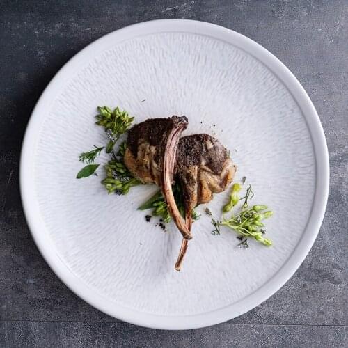 White Nordic Ceramic Plates Modern Simplicity Dishes Plates Porcelain Tableware Dessert Borden Servies Decorative Table EK50CP