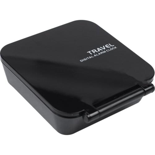 Alarm Clock Portable Foldable Tabletop Travel Digital Alarm Clock With Temperature Calendar Date Week Kitchen Alarm Clock