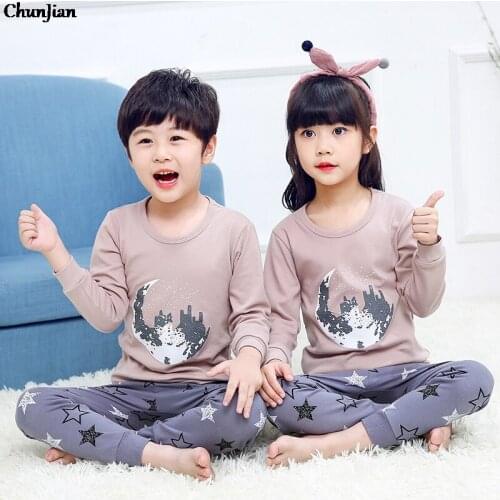 Children Pajamas for Teens Kids Cotton Sleepwear Baby Homewear Christmas Pajamas Toddler Boy Sets Kids Pyjamas Clothing Sets