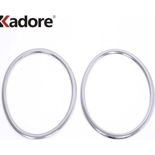 For Nissan Juke F15 2010 2011 High Quality ABS Chrome Plastic Front Headlight Lamp Cover Bezel Trim Auto Accessories 2pcs/set