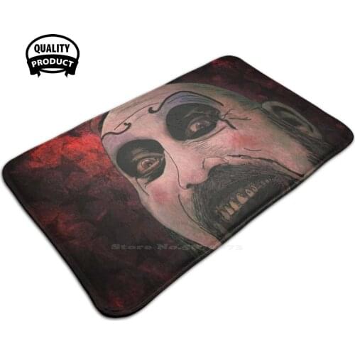 Captain Spaulding 3 Sizes Home Rug Room Carpet Scary Clown Nightmare House Of A 1000 Corpses The Devils Rejects 3 From Hell Rob