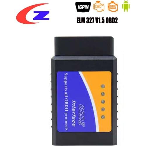 ELM 327 V1.5 OBD2 Scanner For Android elm327 BT v1.5 ODB2 Code Reader OBD 2 Car Diagnostic Scanner Tool ELM327 BT 1.5