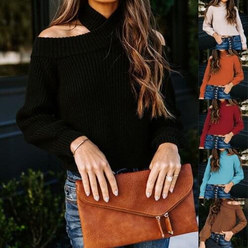 Женские пуловеры с открытыми плечами Faroonee China At AliExpress