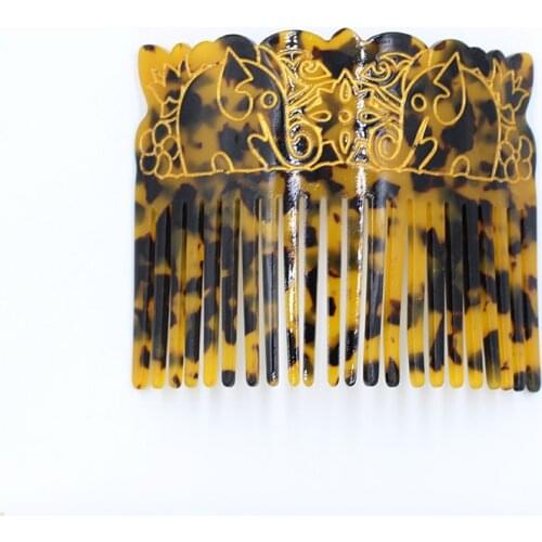 Hair comb acetic acid plate a variety of color fashionable female holiday party headdress decoration