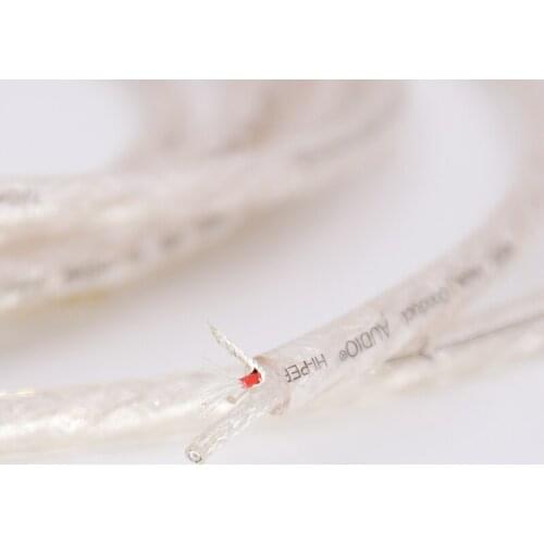 Hi-end Silver Plated Audio Cable, hifi wire bulk cable DIY cable wire, sold per meter