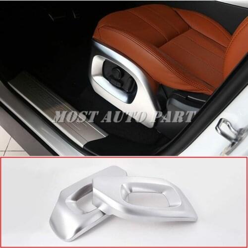 ABS Plastic Chrome Interior Seat Side Frame Cover Trim For Land Rover Range Rover Sport Vogue Autobiography 2014-2017 2pcs